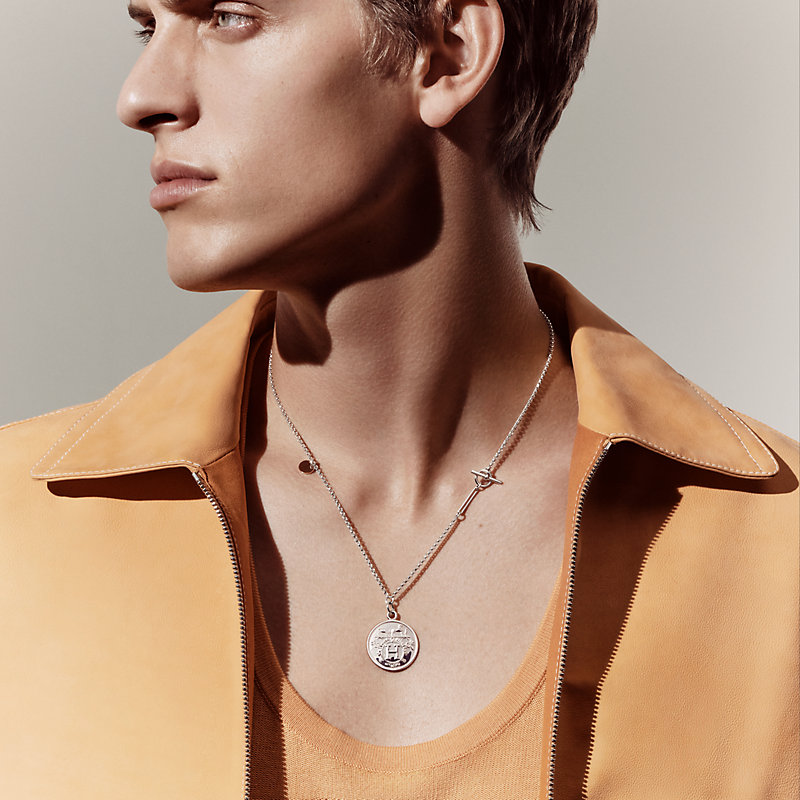 【メンズに大人気】HERMES Ex-Libris ネックレス Hermès Ex-Libris necklace, medium model | Hermès USA